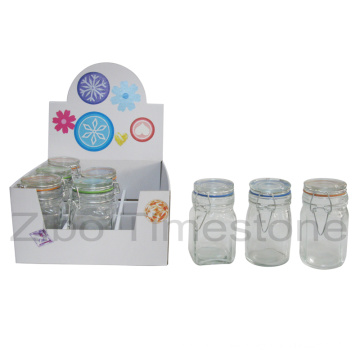 9PC Gewürz-Flasche mit Glasdeckel (TM919)